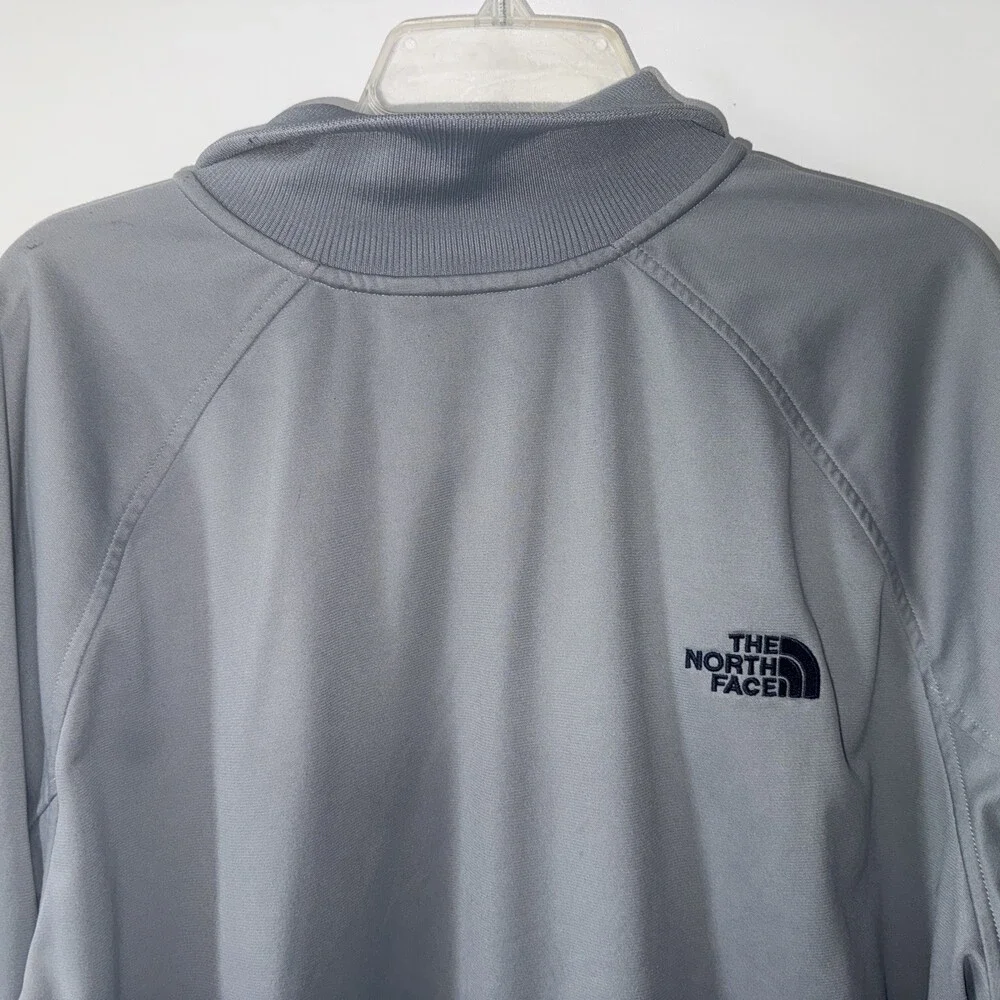 The‎ North Face Jacket Mens XL Blue/Gray Jacket Track Mock Neck Full Zip